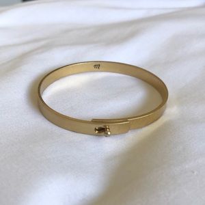 Madewell Glider Bangle, brass